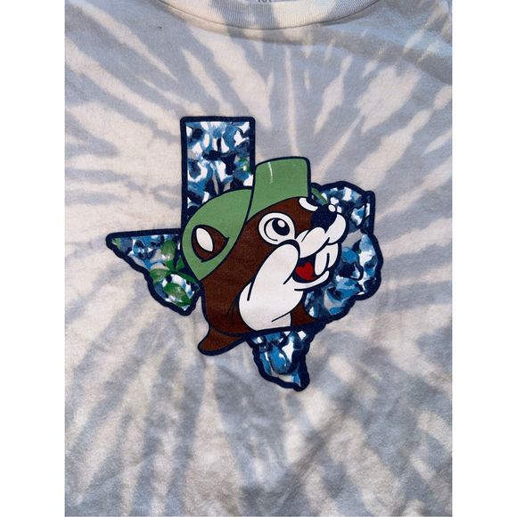 Buc-ee’s Texas Blue Bonnets Bleached Tee - Picture 3 of 4